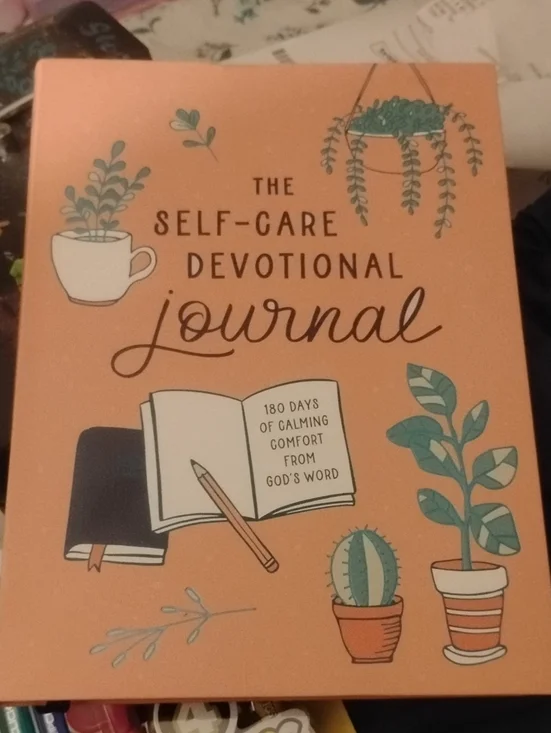 Barbour Peach & Teal Self-Care Devotional Journal