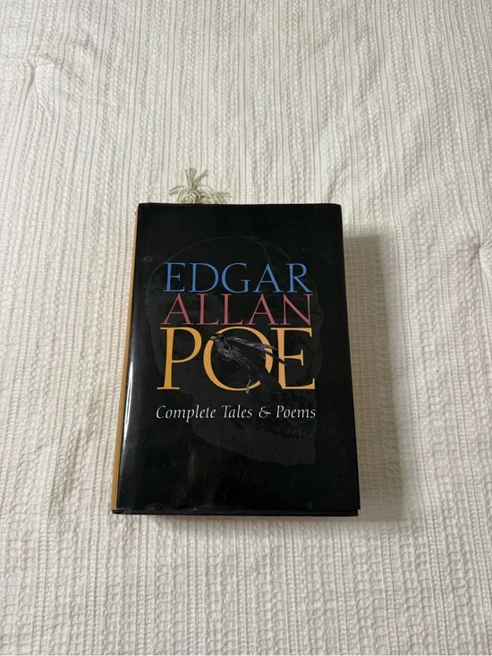 Edgar Allan Poe Complete Tales & Poems Hardcover Book - Black