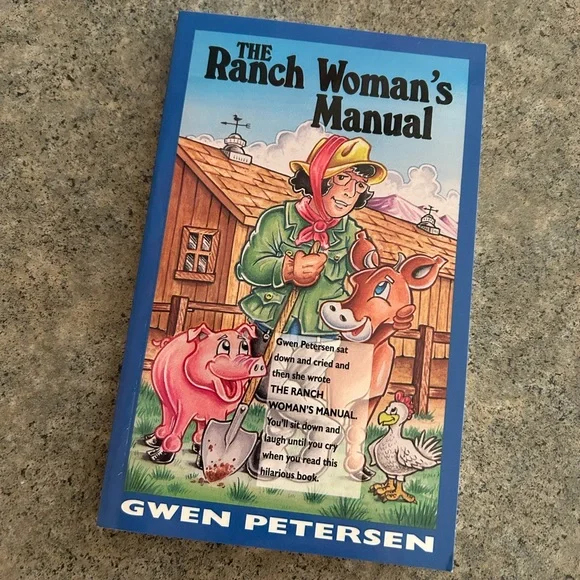 📕 Out of Print The Ranch Woman’s Manual [Gwen Peterson], Like New,Western Decor