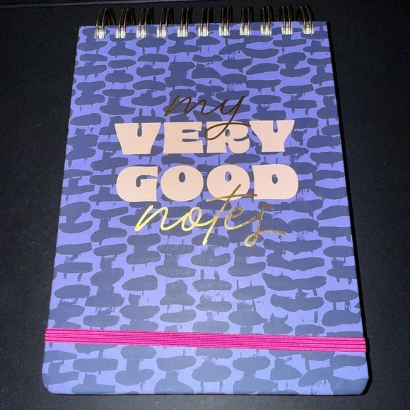 Tabitha Brown Notepad 6x8 Purple NEW My Very Good Notes Spiral 200 Pages