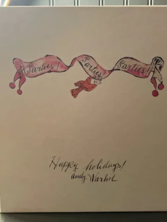 SEALED Andy Warhol Christmas at Tiffany's