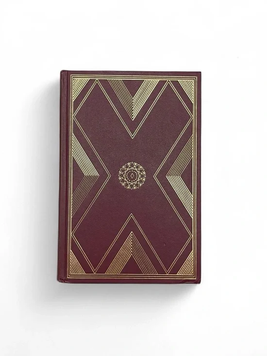 Vintage 40s The Good Earth by Pearl S. Buck Red and Brown Hardcover Classic Book