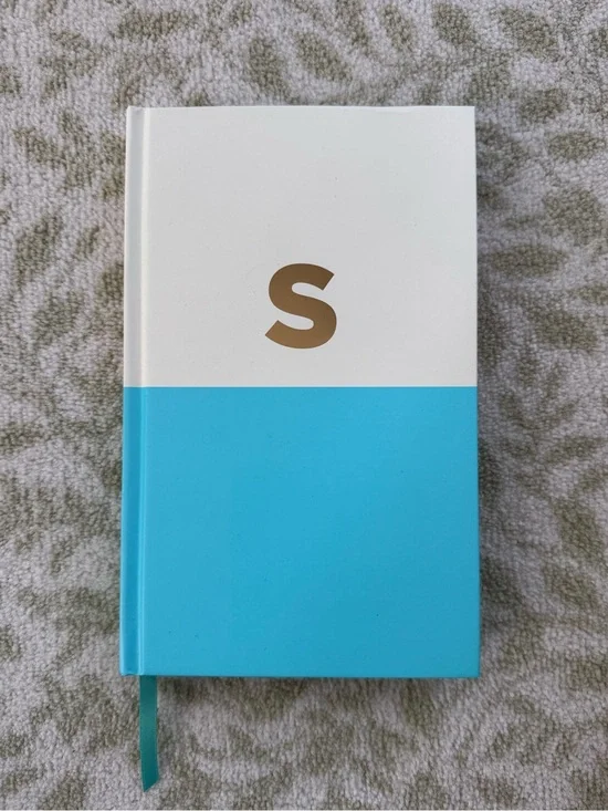 Kate Spade Initial Monogram Journal Letter S Teal