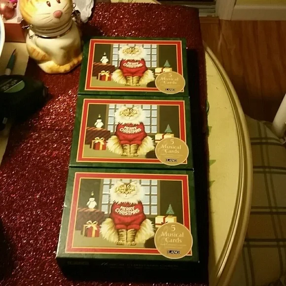 Christmas cat cards