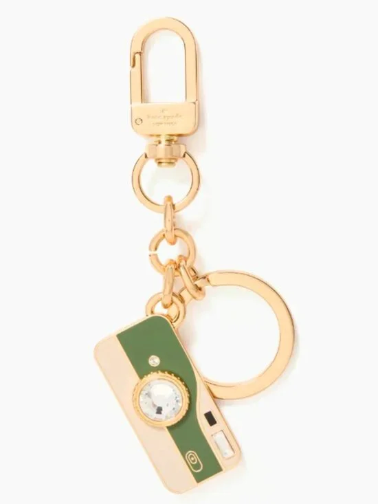 S Kate Spade Picture This Metal Bag Charm/Key Fob - NWT - KL928