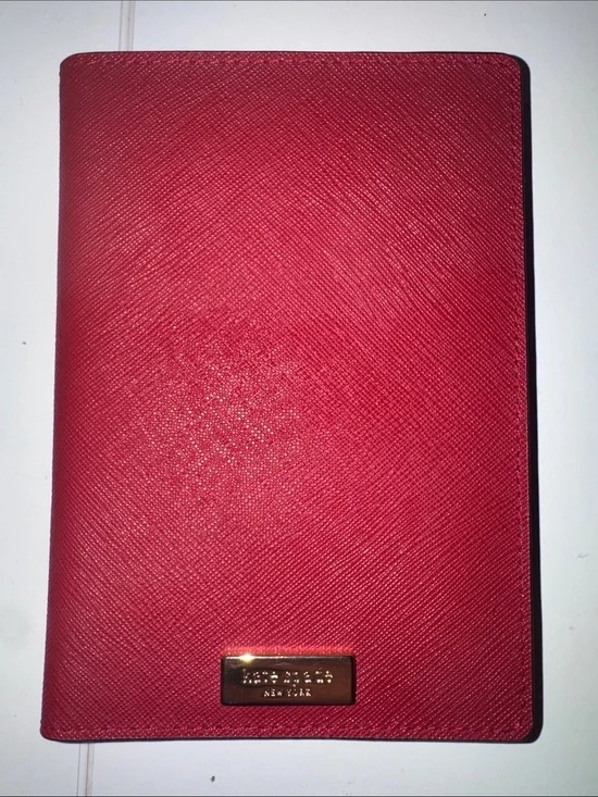 Red Kate Spade Passport Holder
