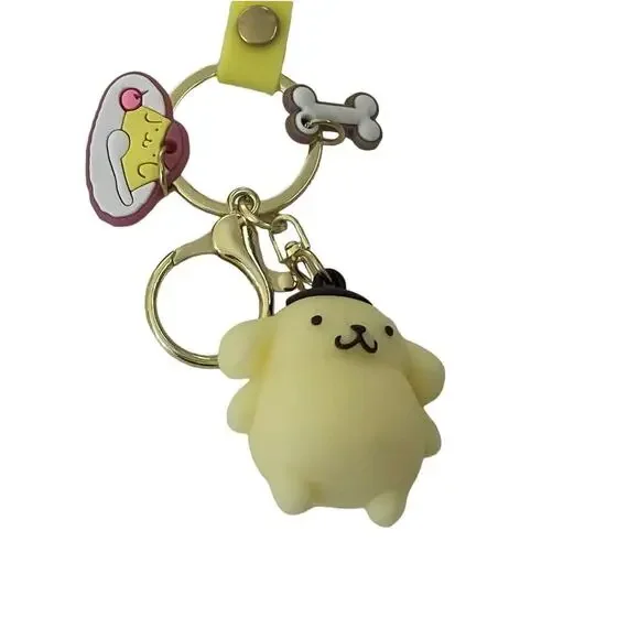 Hello Kitty Keychain Bag Charm‎ Wristlet Pink Anime NEW