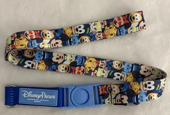 Disney Parks Characters Of Disney Emojis Lanyard