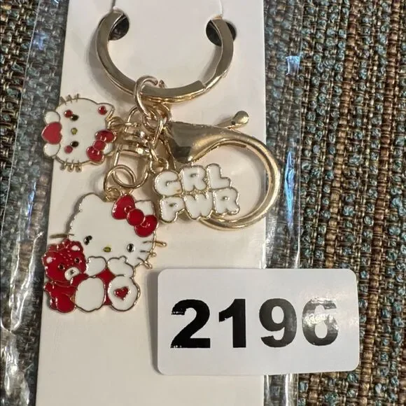 2196 Hello Kitty Key Ring and‎ Bag Charm