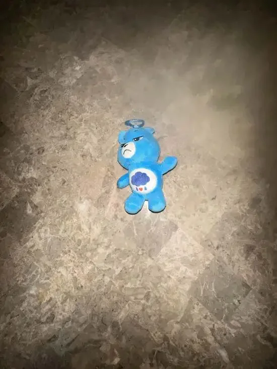 Care Bears Grumpy Bear Plush Clip-On Keychain