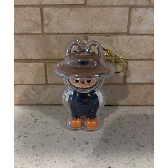 Labubu Farmer Keychain