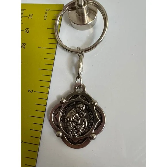 St Anthony Franciscan Friars of the‎ Atonement Graymoor Medal Keychain