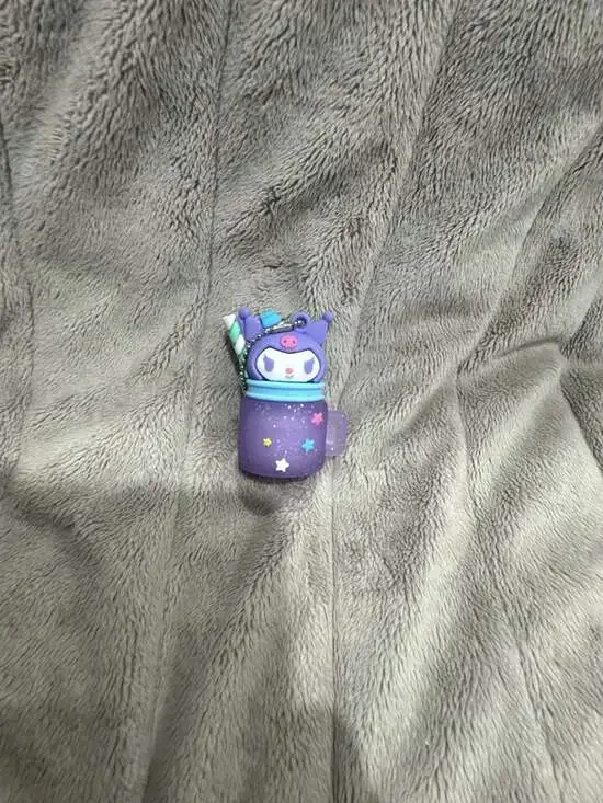 Sanrio Kuromi Boba Tea Cup Silicone Keychain Charm