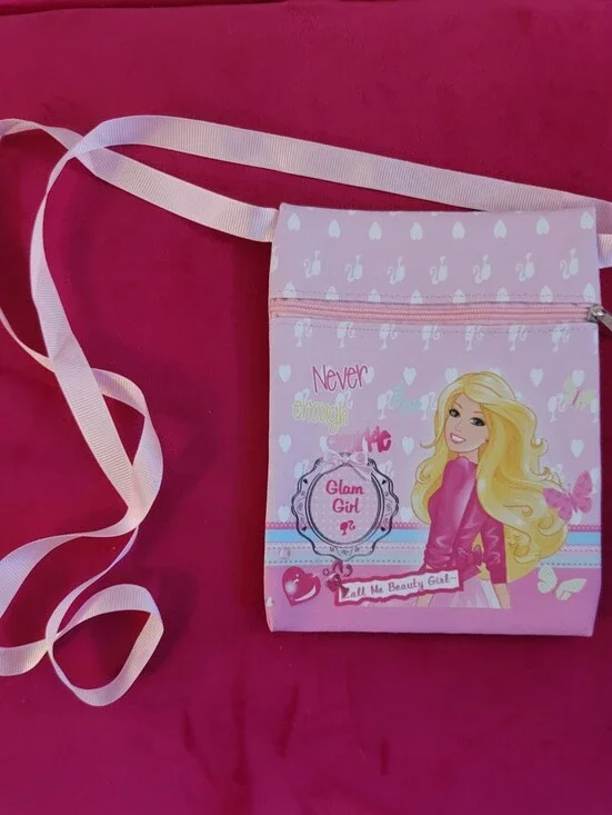 Kids Pink 'Glam Girl' Crossbody Purse with Adjustable Strap