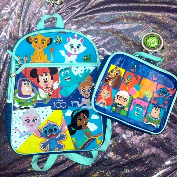 Kids Disney 100 backpack set