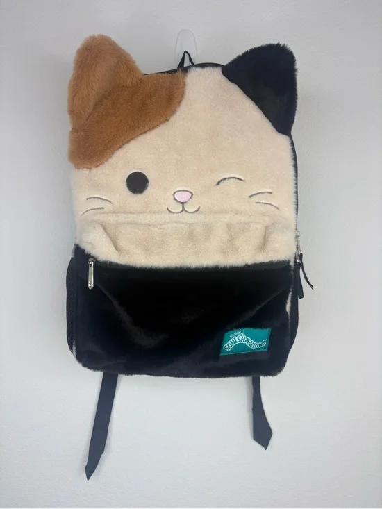 Cam the Calico Cat Soft Squishmallows Backpack