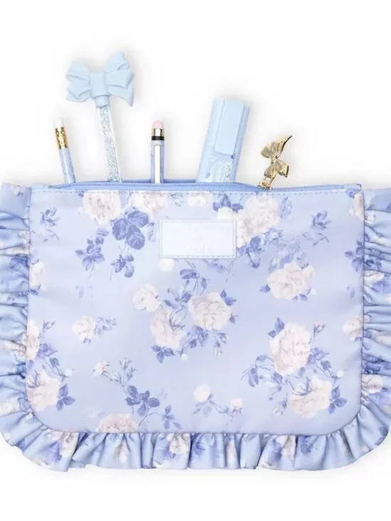 LoveShackFancy x Target Everblooming Rosettes Flat Accessories Pouch