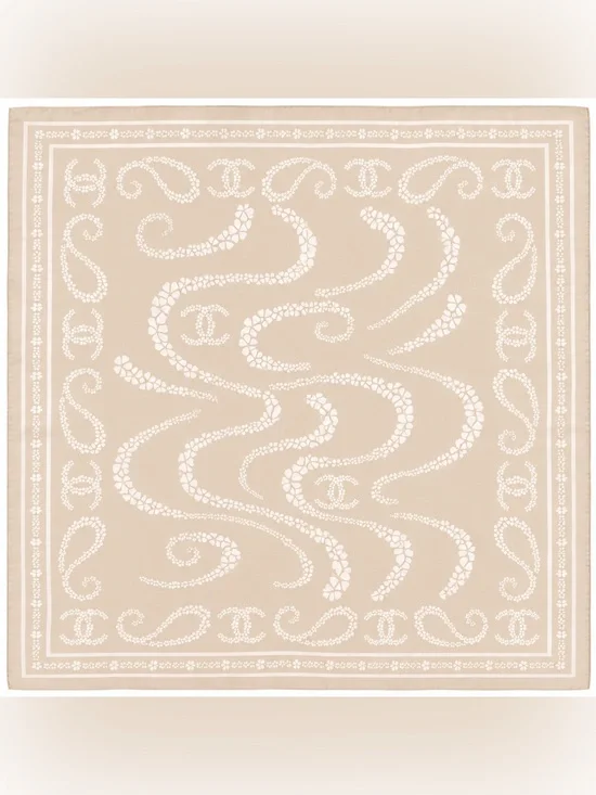 Chanel luxury vibes silky scarf 35x35‼️LAST ONE LEFT