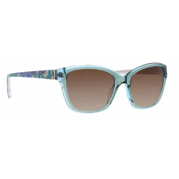 NWT Vera Bradley Lavina Hanging Around Leaves 54mm New Sunglasses