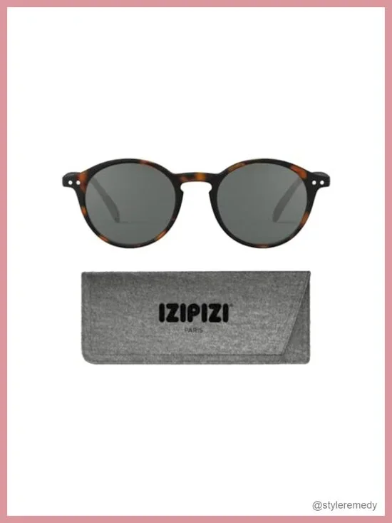 Unisex Round Sunglasses UV Protection Bio-Based Frame Flex Hinges