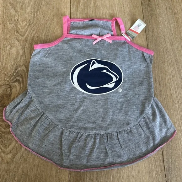 PENN STATE PSU Dog/Cat Dress‎ Size Medium (20-30lbs) College Football NEW