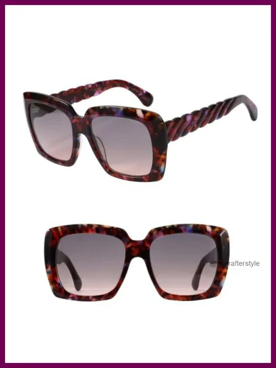 Oversized Square Sunglasses for Women Retro Vintage UV400