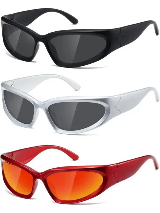 Y2K Oval Polarized Sunglasses for Men & Women | UV400 Protection, Sport Shades