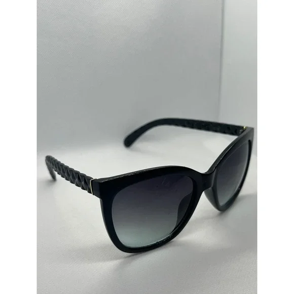 Tahari Black Sunglasses Cat Eye Designer Fashion Shades‎