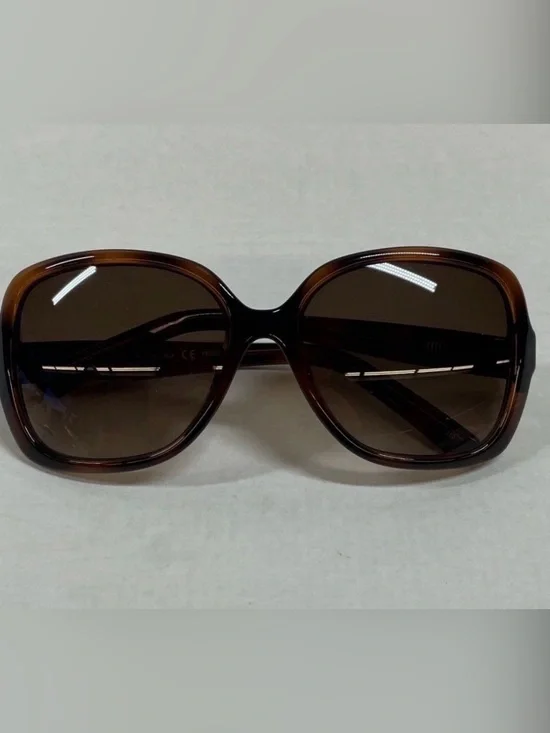 Authentic Fendi Brown Tortoise Oversized Sunglasses FS5227