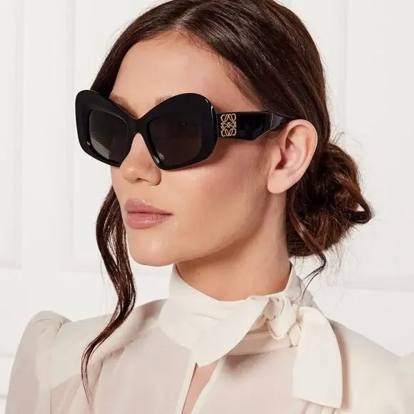 New LOEWE Sunglasses LW40128I 01A Authentic