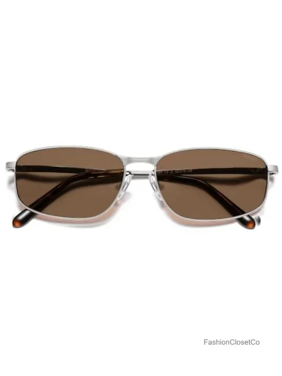 Square Metal Sunglasses UV400 Protection Driving Fishing Eyewear