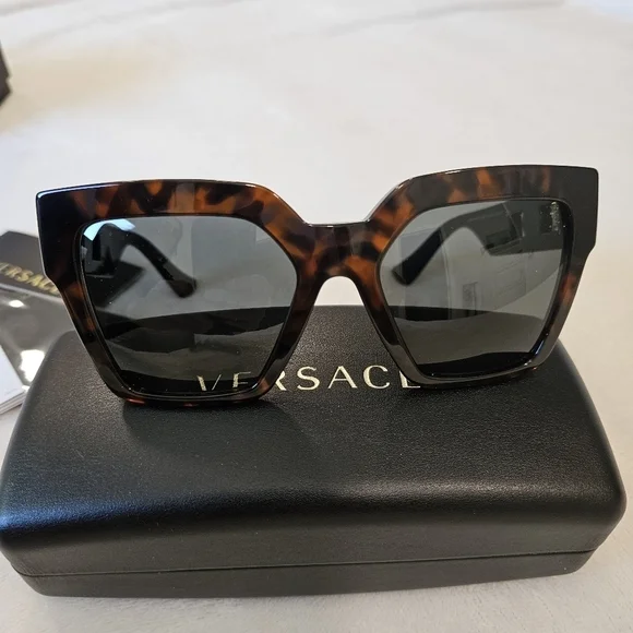 NEW VERSACE MOD 4458 5429/87 BROWN WOMEN SUNGLASSES
