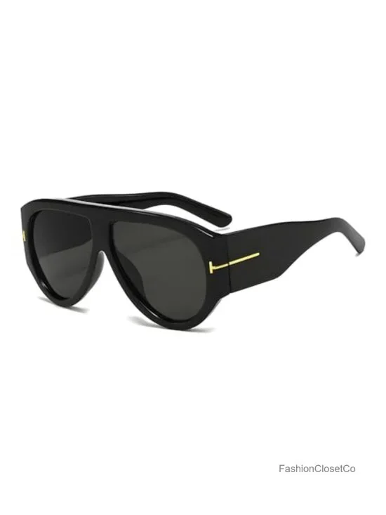 3 Pack Oversized Aviator Sunglasses UV400 Plastic Frame