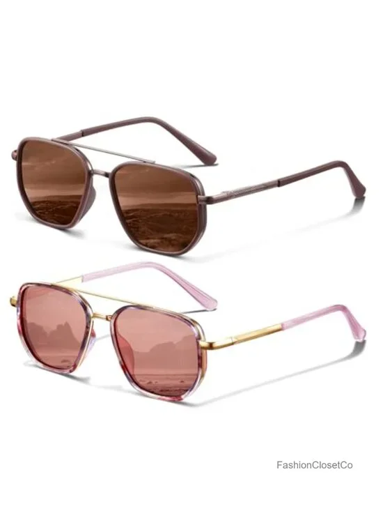 Polarized Aviator Sunglasses for Women Men UV Protection Sports Running