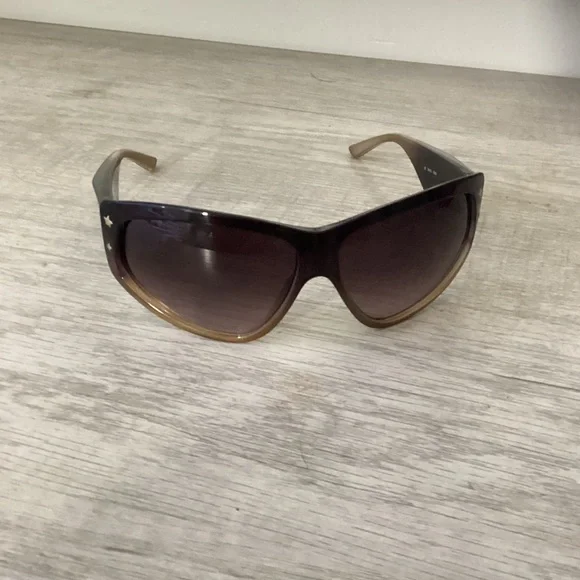 Y2K Jimmy Choo Purple Ombre Star 125 Made In Italy  Designer Sunglasses Frames