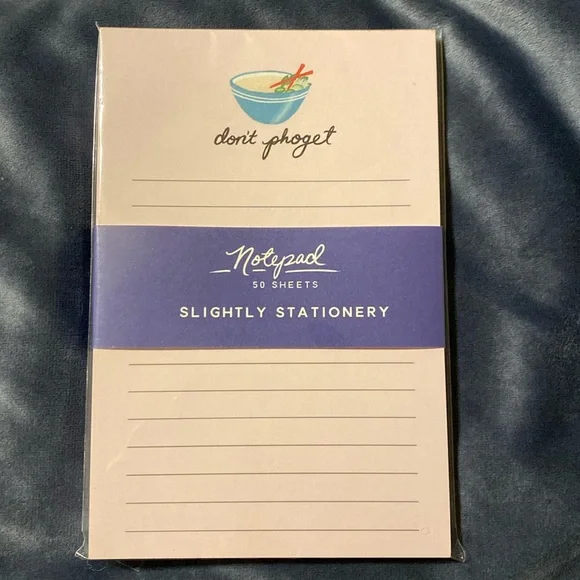 BOGO “Don’t Phoget” notepad