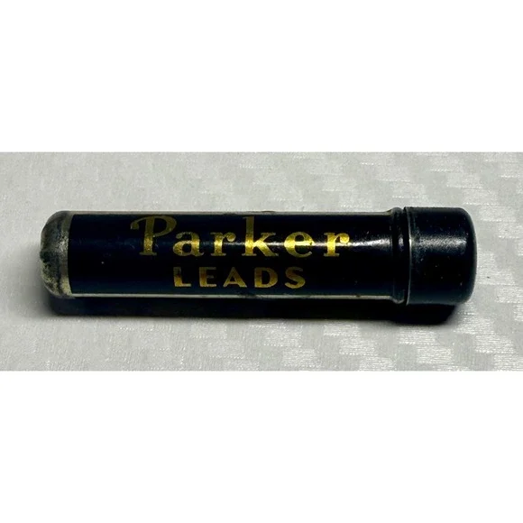 Parker Mechanical Pencil Leads HB Vintage Metal Tube Janesville WI Made in USA