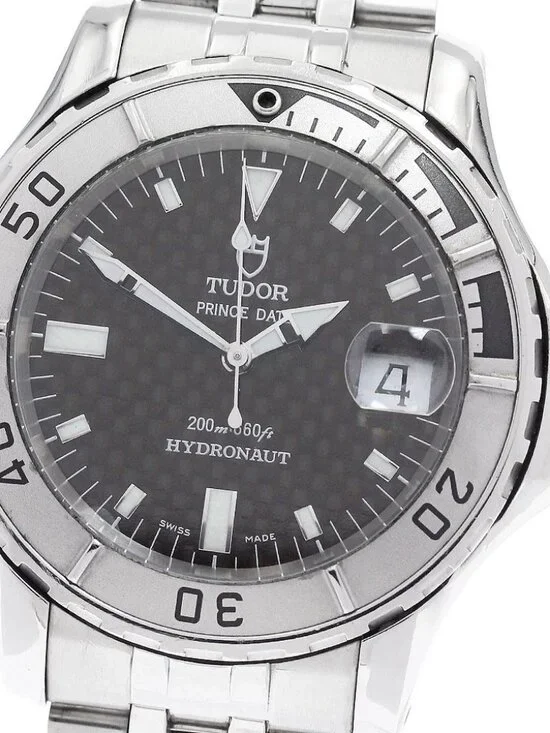 TUDOR Prince Date Hydronaut 89190P Date black Dial Automatic Men's Watch_963297