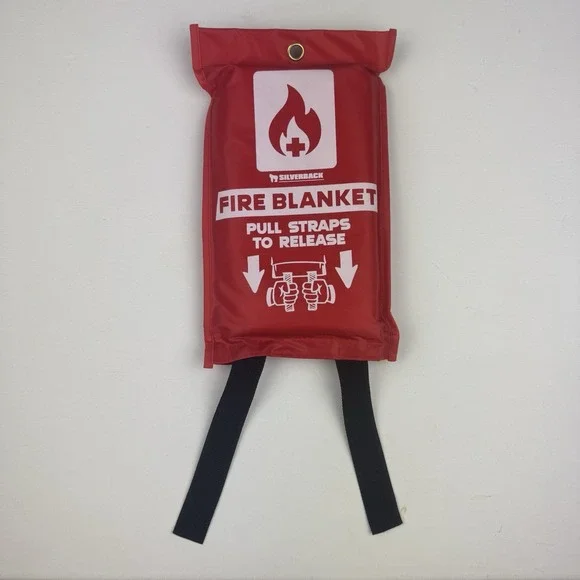 FIRE BLANKET, 40in x 40 in - Emergency Glass Fabric - NEW