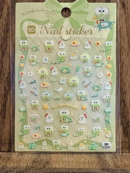 #KP-785 Keroppi Nail Stickers - nail art