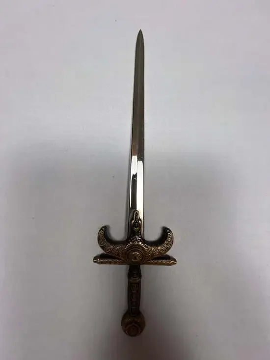 Vintage Decorative Lion Head Letter Opener Dagger