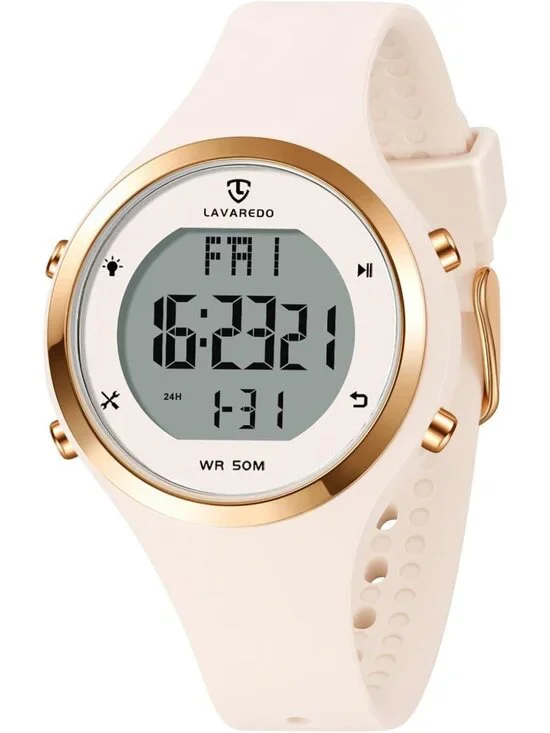 Stylish Digital Sport Watch for Women - Waterproof Chronograph Stopwatch
