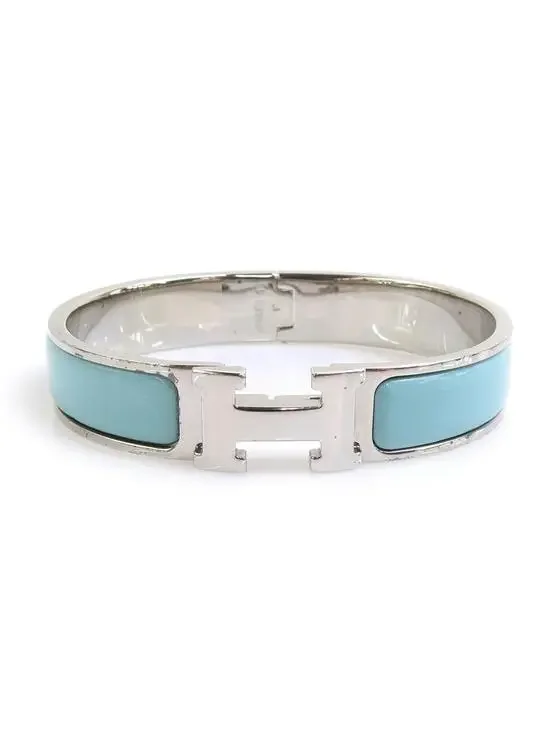 Auth Hermes Clic Clac H Bangle Bracelet #329690H49B