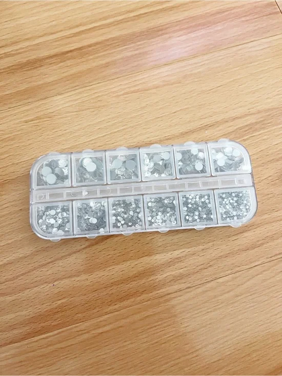 Silver Flatback Rhinestones