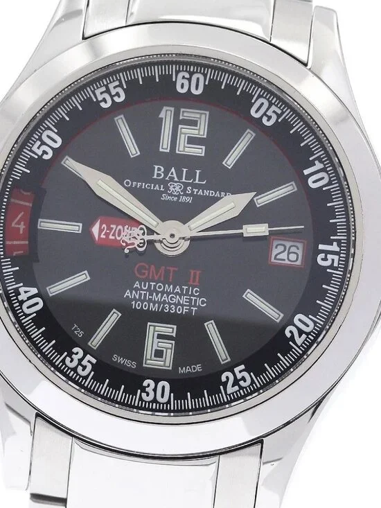 BALL WATCH Engineer II GM1032C GMT date black Dial Automatic Men's Watch_956377