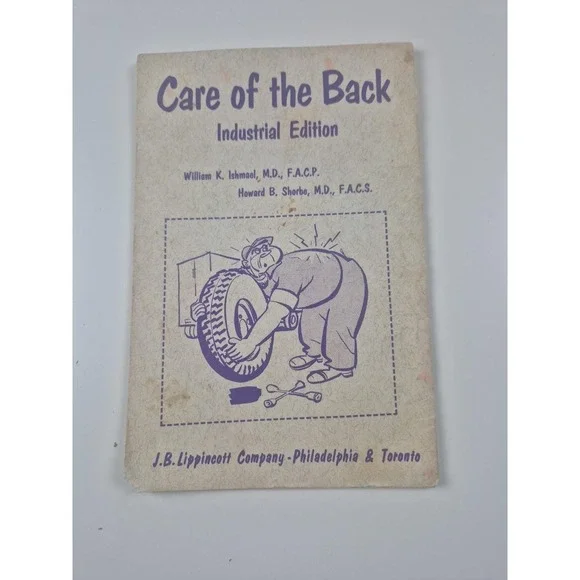 1964 paper booklet‎ Great Northern Railroad Employee Safety care of the Back
