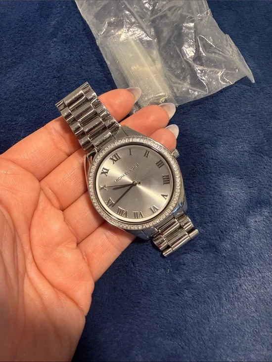 Michael Kors Woman’s Silver Stainless Steel Watch
