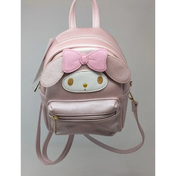 Sanrio Smiles My Melody Mini Backpack Bag Purse Pink Kawaii 2024 JAPAN - NWT