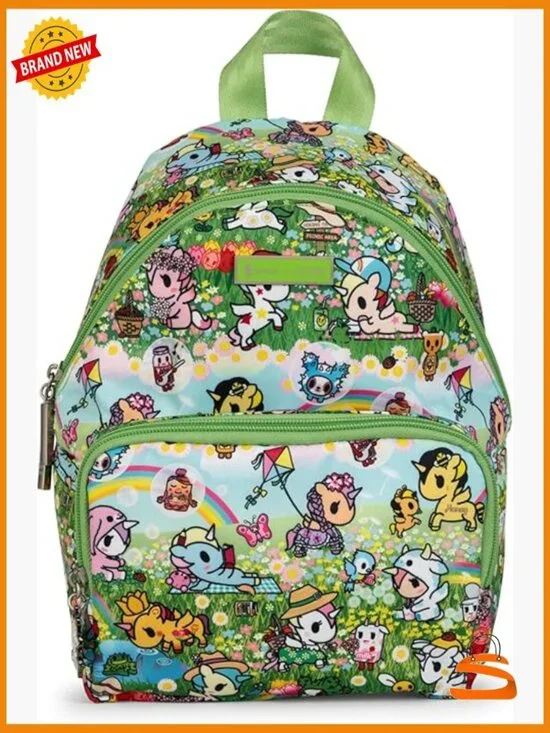 Mini Backpack Purse with Zipper Pockets, Lightweight Travel Bag