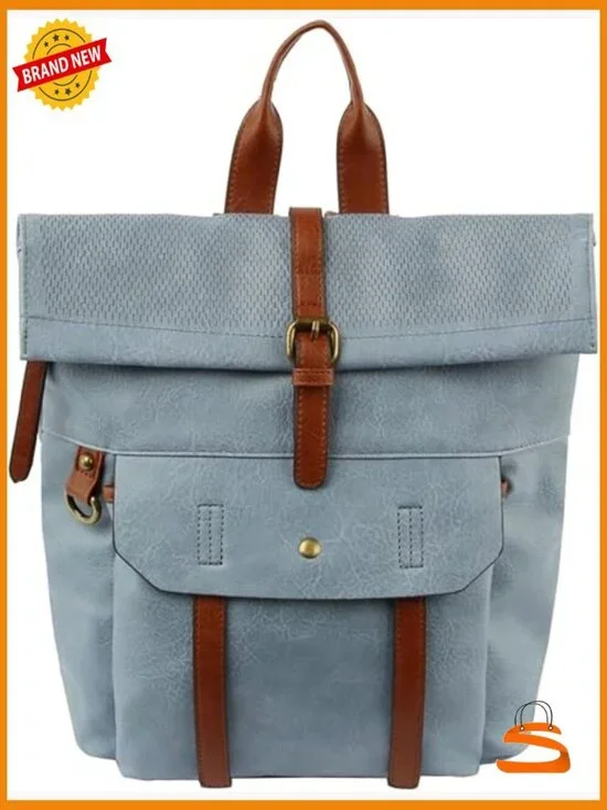 Large Fashion Backpack Purse with Adjustable Strap, 5 Pockets, Water Repellent